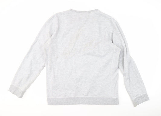 Quiksilver Unisex Adults Grey Pullover Sweatshirt L