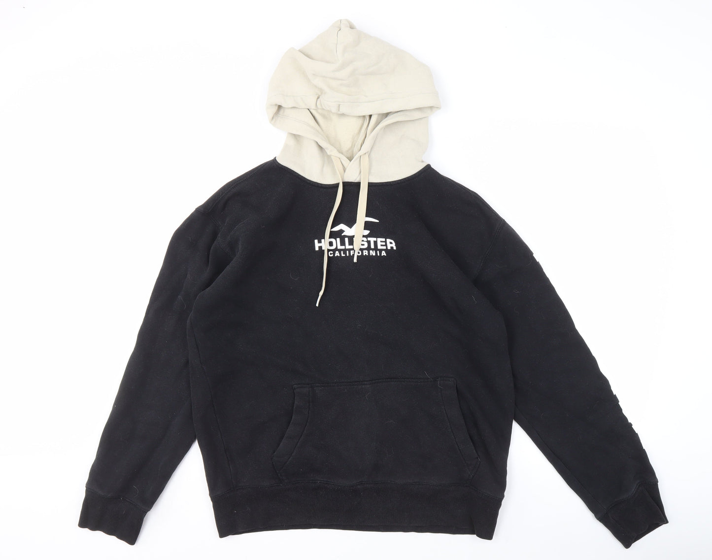 Hollister Men's Black Medium Pullover Hoodie