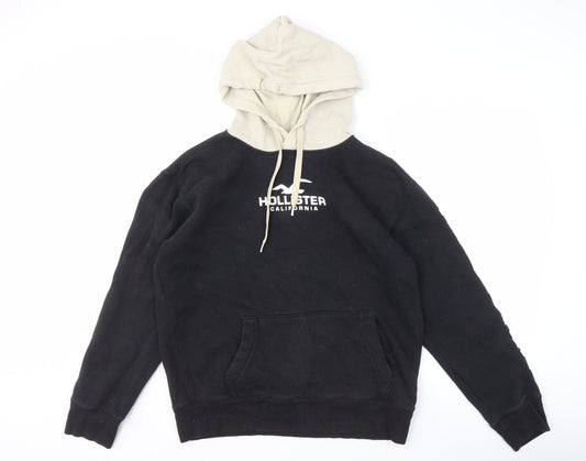 Hollister Men's Black Medium Pullover Hoodie
