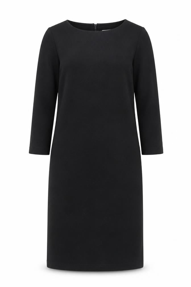 Gap Women's Black Sheath Dress M Workwear 3/4 Sleeve