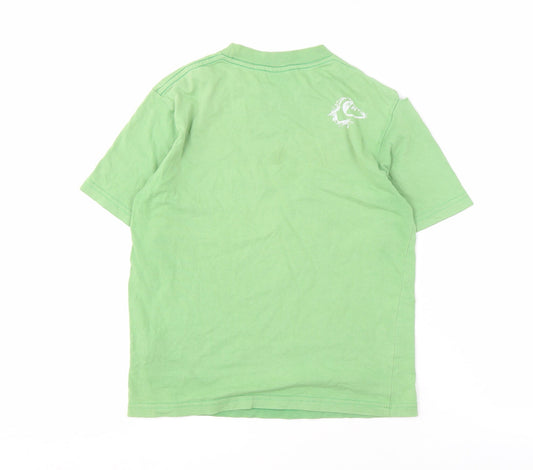 Quiksilver Boys Green Short Sleeve T-Shirt Size 8