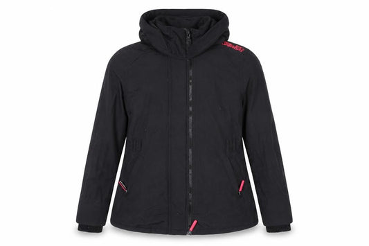Womens UK Size M Regular Superdry Black Nylon Jacket