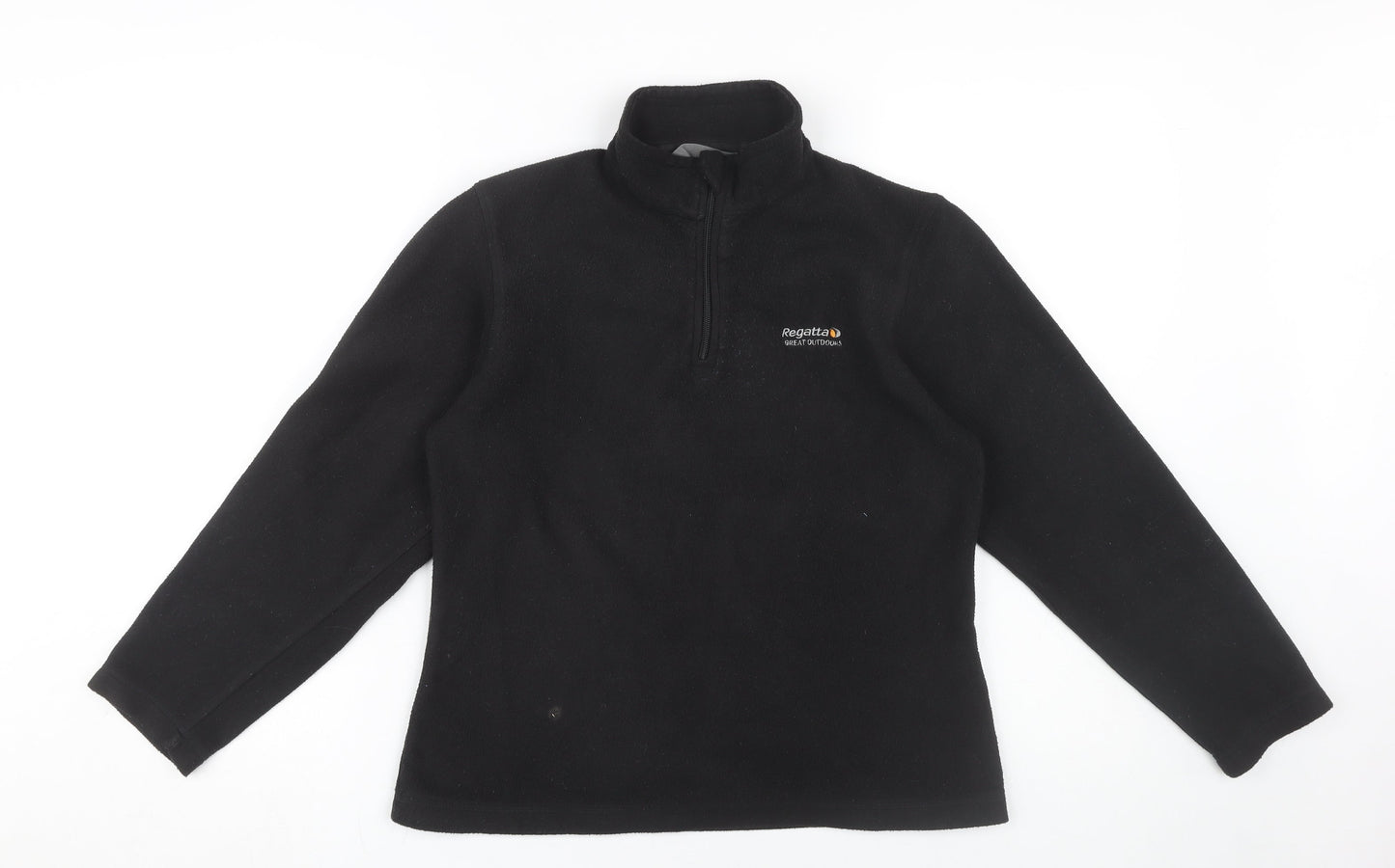 Regatta Women's Black Fleece Pullover Sweatshirt Size 10