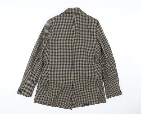 AllSaints Women's Brown Check Blazer, Size 8