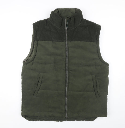 Champion Men's Green Puffer Vest L