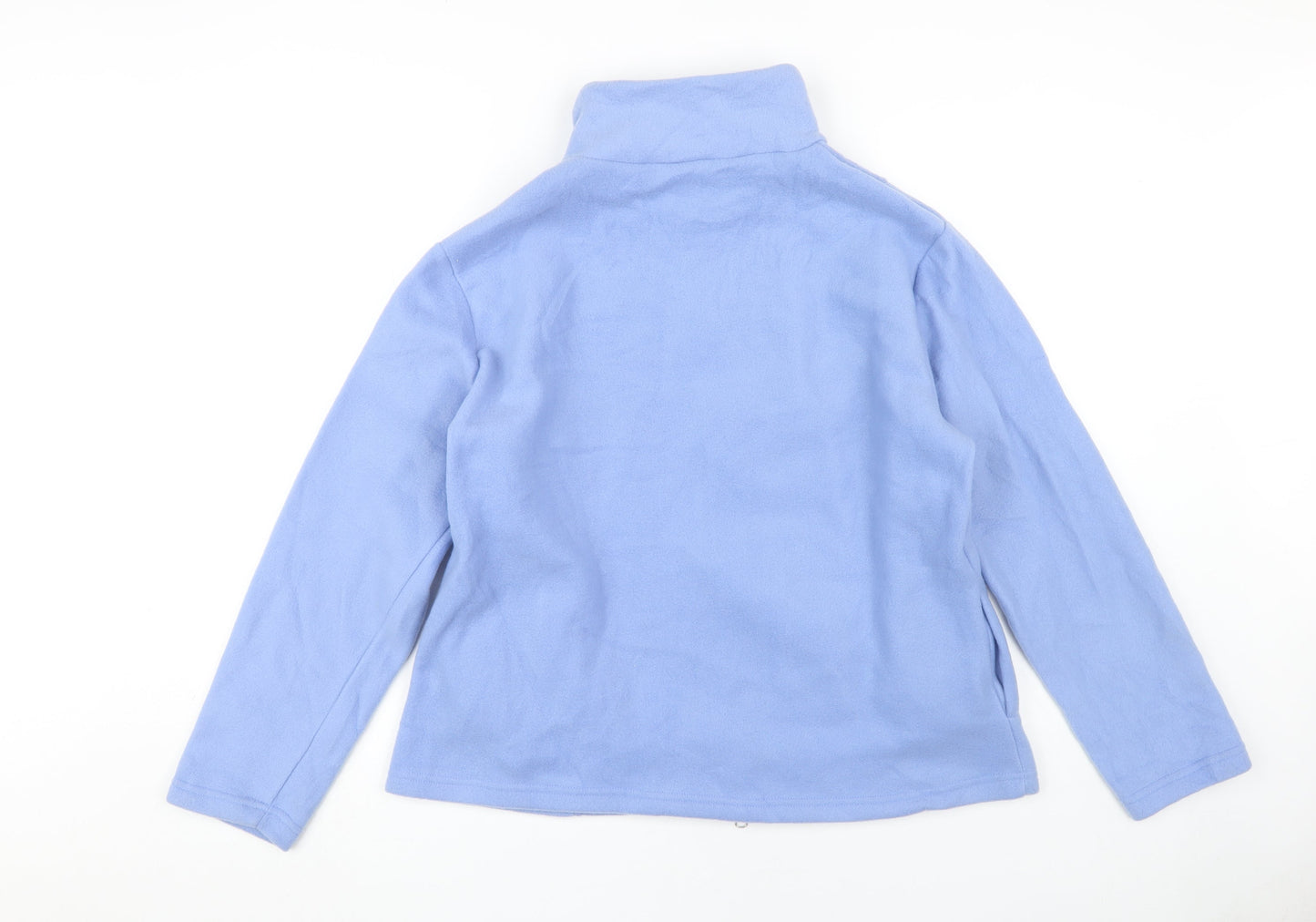 Anne de Lancay Women's Blue Fleece Jacket M