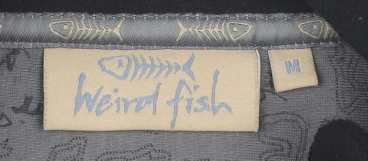 Weird Fish Men's Black Fleece Waistcoat M - Casual Style