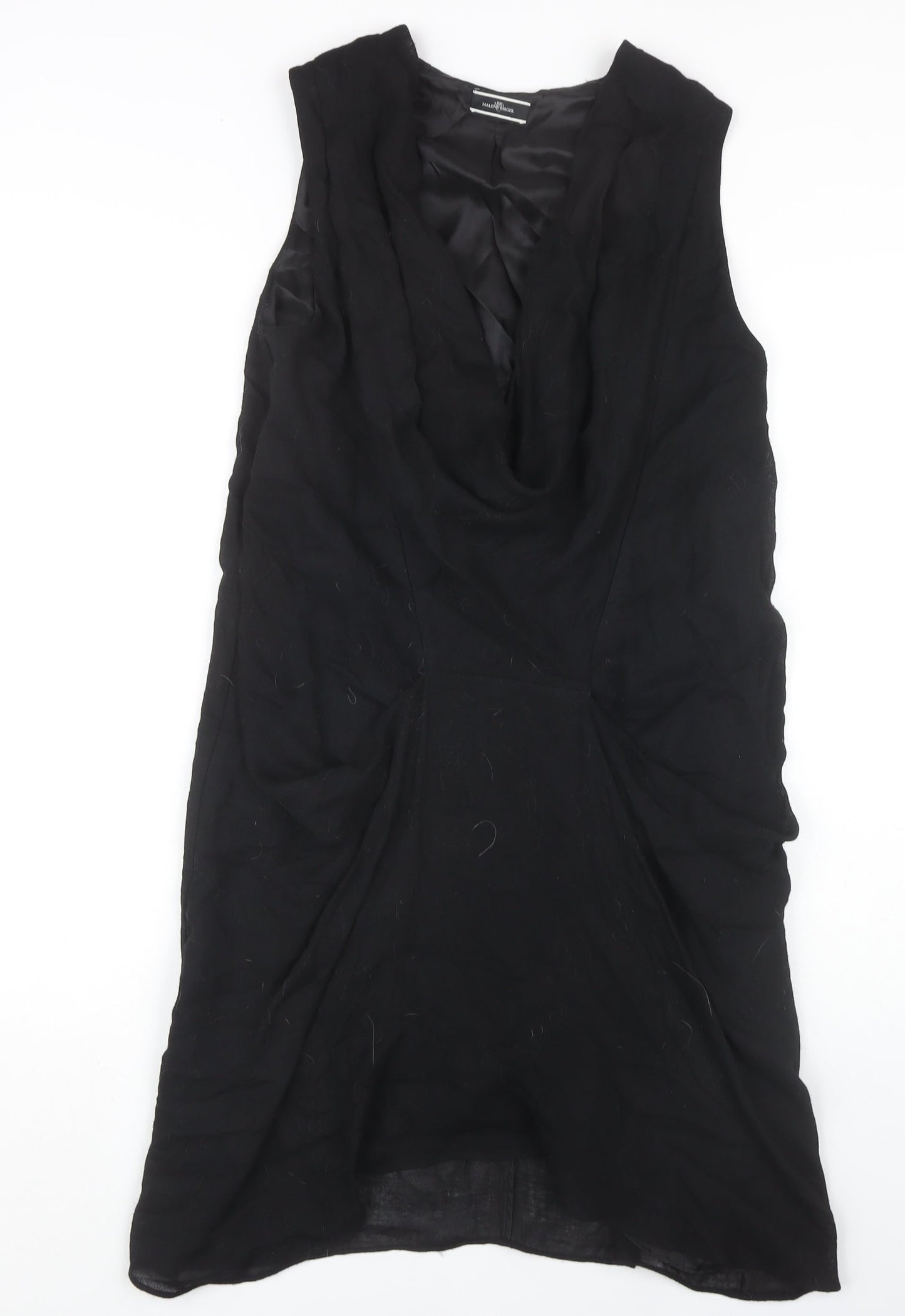 By Malene Birger Women's Black Midi Shift Dress Size 6