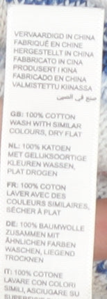 Fat Face Women's Multicoloured V-Neck Hoodie Size 16