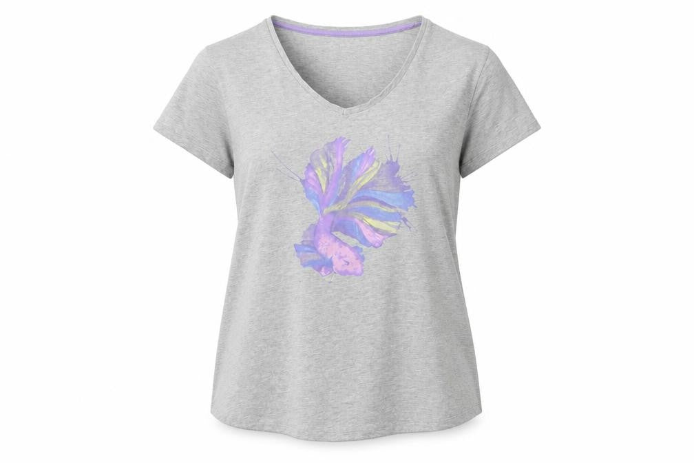 Womens UK Size 16 Mountain Warehouse Grey Polyester T-Shirt