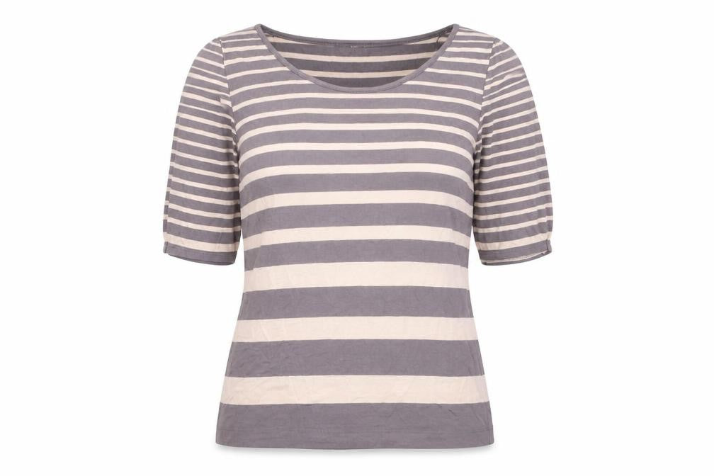 Marks and Spencer Beige Striped Women's Top Size 12