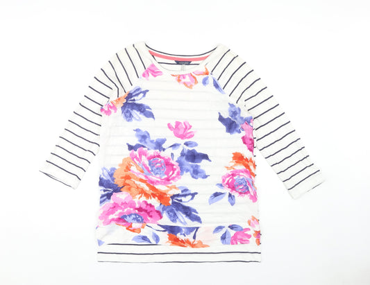 Joules Women's Multicoloured Floral Top, Size 10