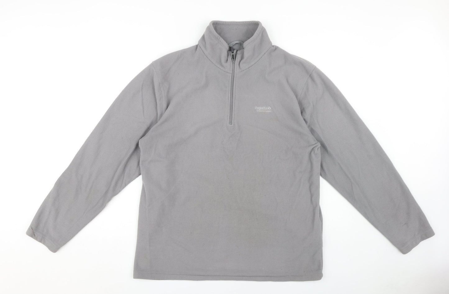 Regatta Men's Grey XL Fleece 1/4 Zip Sweatshirt