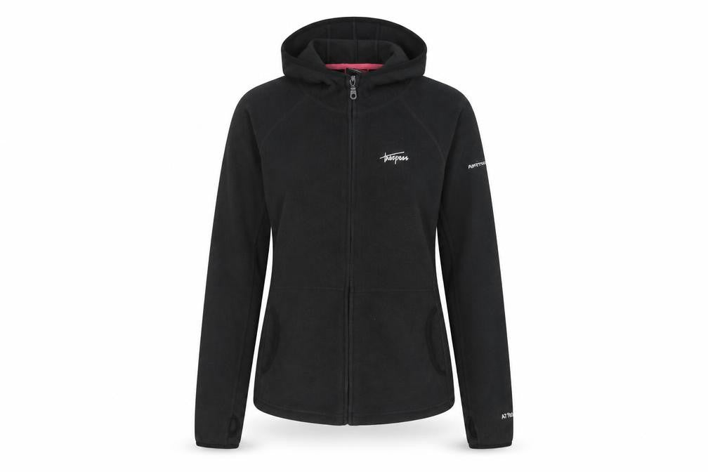 Womens UK Size XL Regular Trespass Black Polyester Jacket