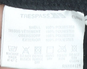 Trespass Women's Black Fleece Jacket XL Casual Hooded