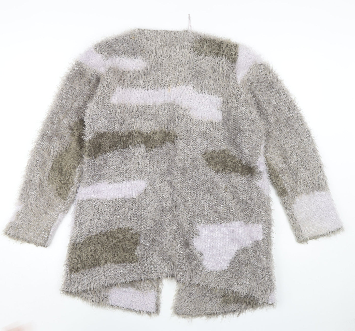 Marble Women's Grey Cardigan Size 14 - Cosy Autumn Essential