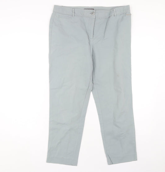 Laura Ashley Women's Grey Trousers Size 14