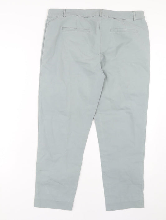 Laura Ashley Women's Grey Trousers Size 14
