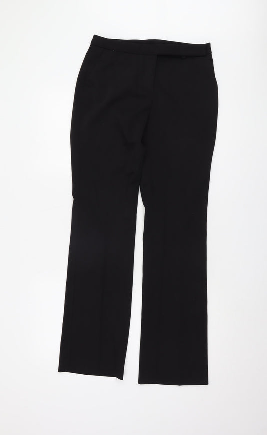 Zara Women's Black Straight Trousers S