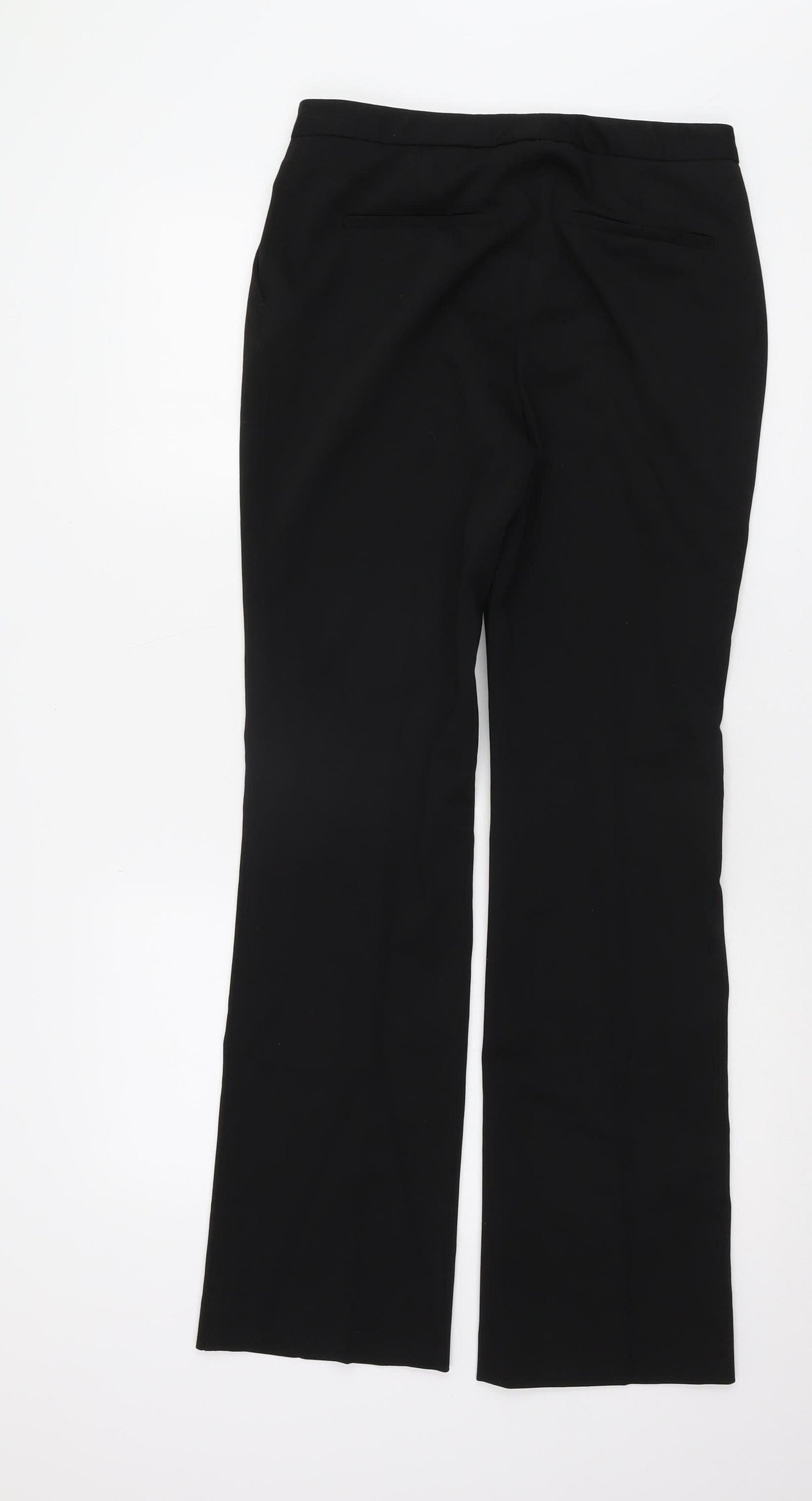 Zara Women's Black Straight Trousers S