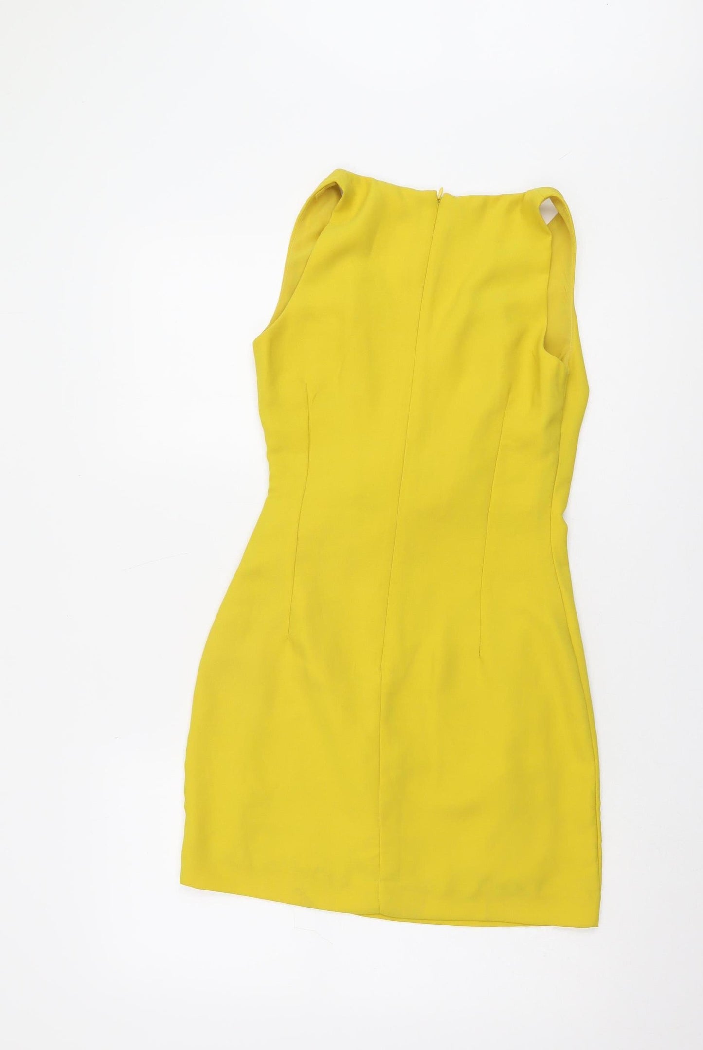Mango Women’s Yellow XS Sheath Dress