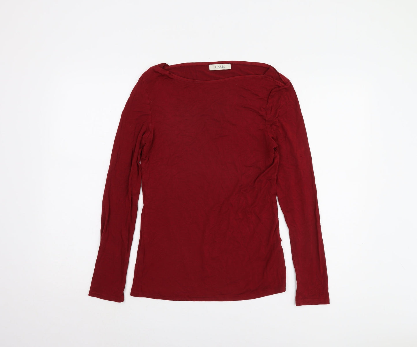 Oasis Women's Red Long Sleeve Top S