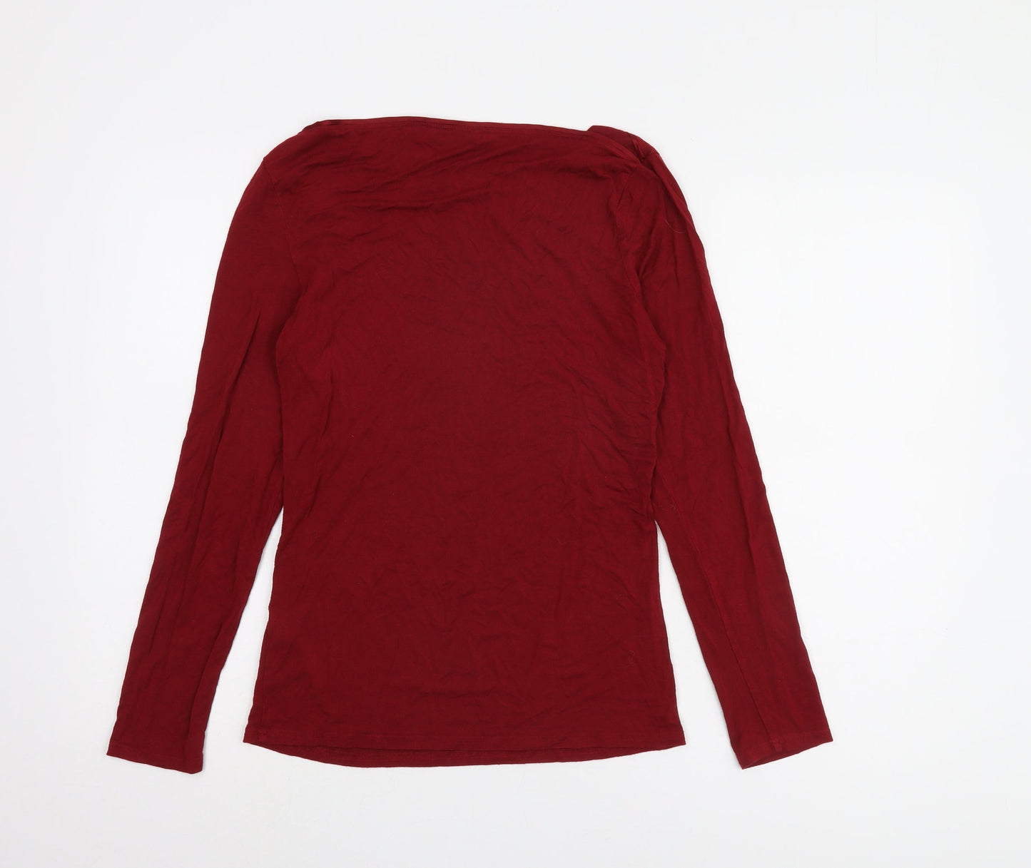 Oasis Women's Red Long Sleeve Top S