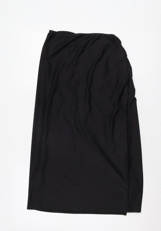 Urban Outfitters Women's Black Midi Pencil Skirt