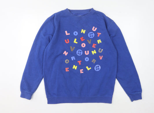 Harry Styles Blue Unisex Graphic Sweatshirt M, Pullover