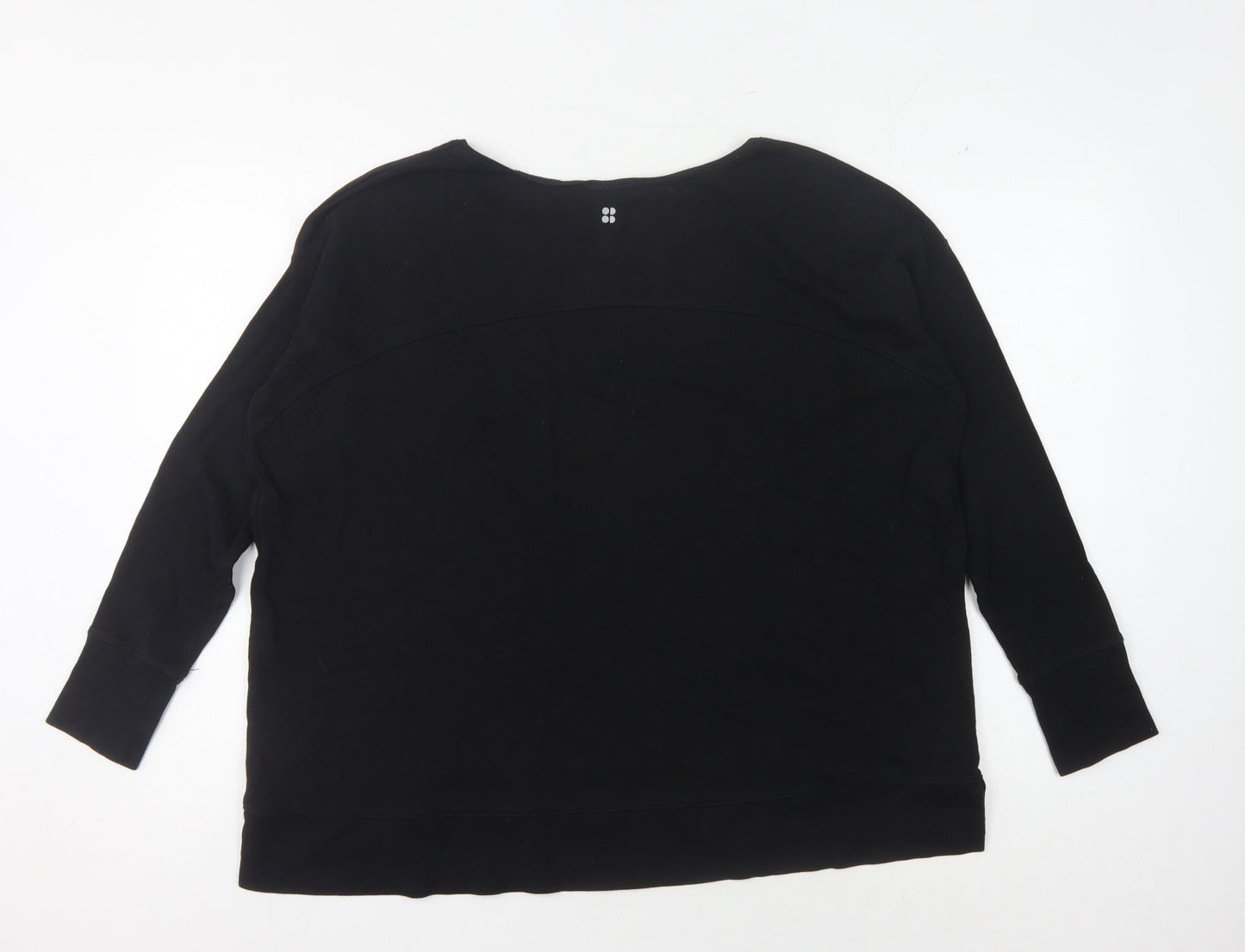 Sweaty Betty Women's Black Medium Pullover Sweatshirt