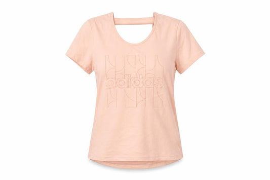 Adidas Women's Pink M Basic T-Shirt Climalite