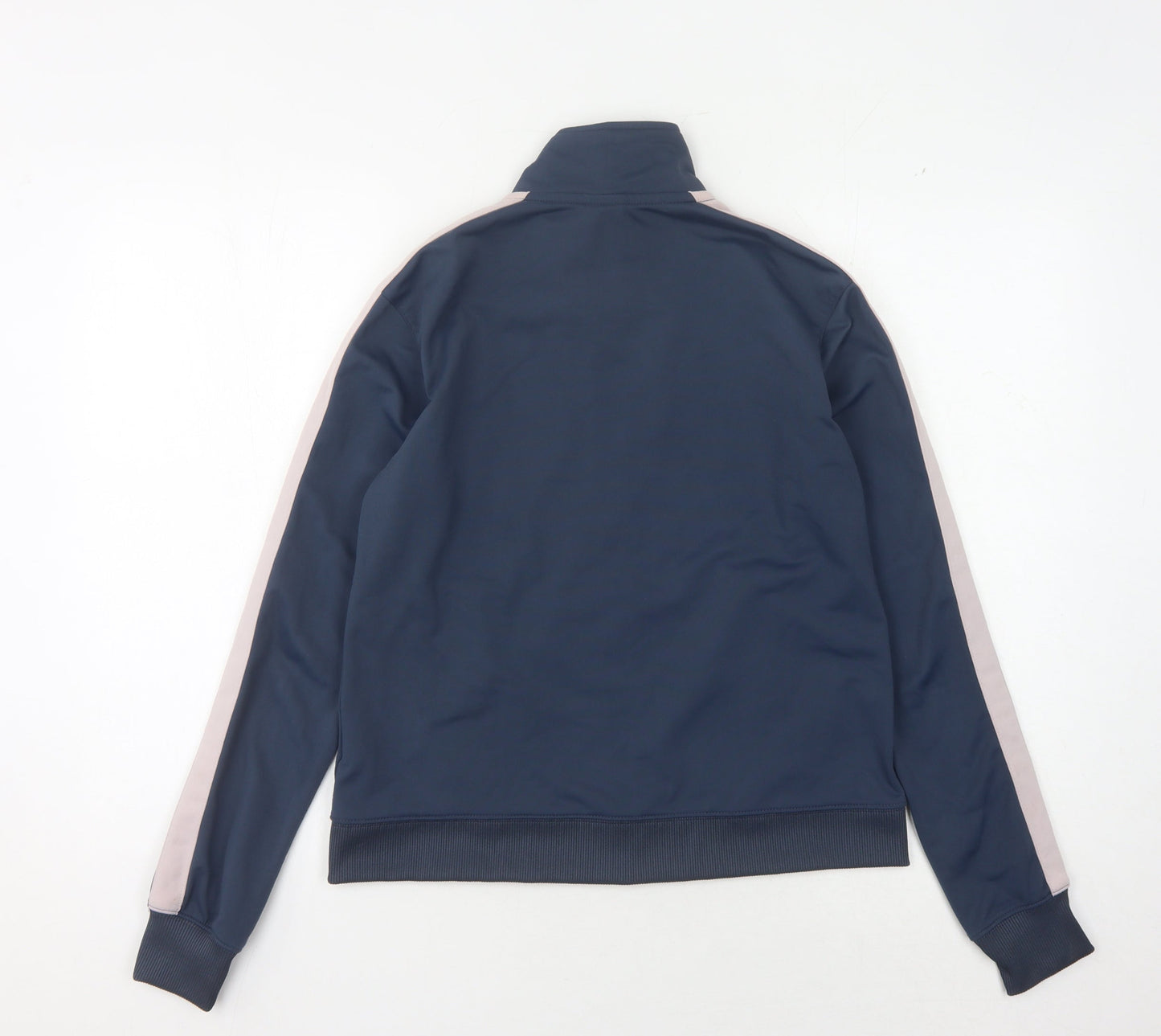 Nike Unisex Blue Full Zip Logo Sweatshirt - M