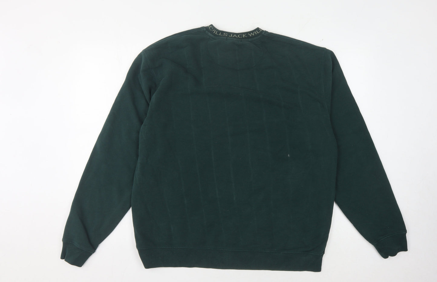 Jack Wills Men’s Green Logo XL Sweatshirt
