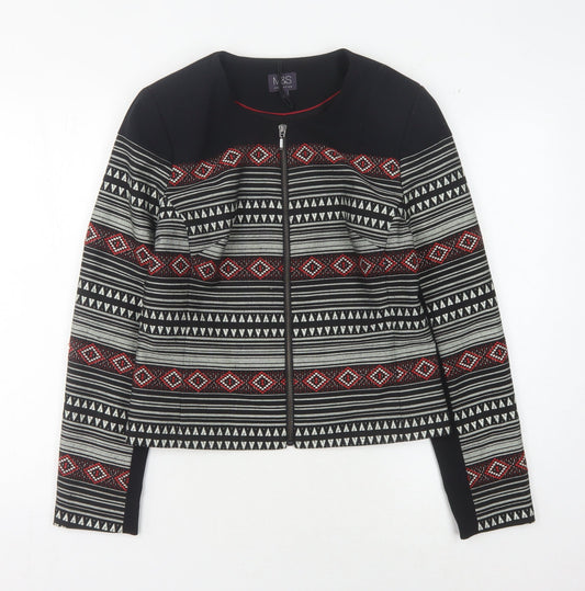 Marks and Spencer Women's Multicoloured Geometric Jacket