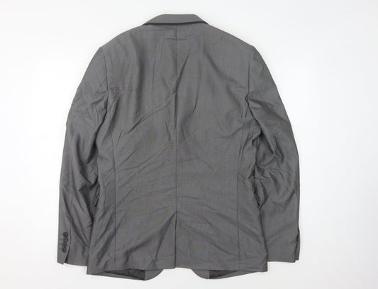 Next Men's Grey Blazer Jacket 40R New With Tags