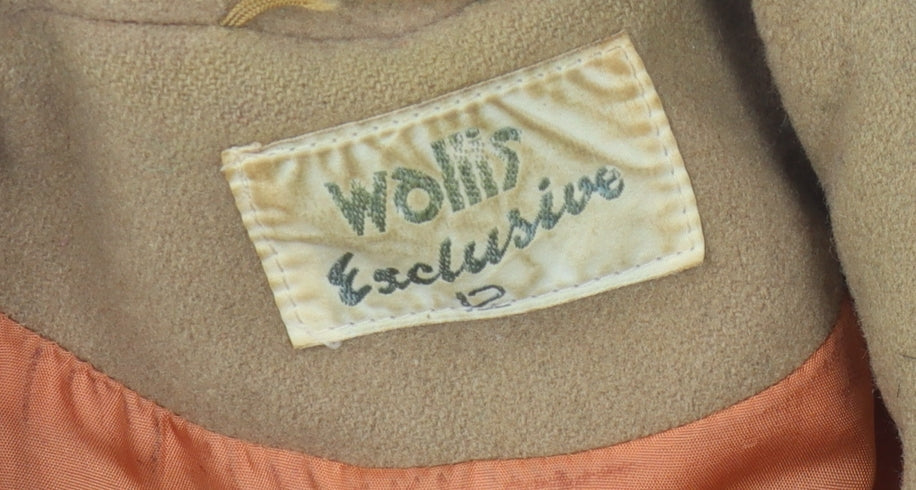 Wallis Women's Beige Wool Jacket Size L