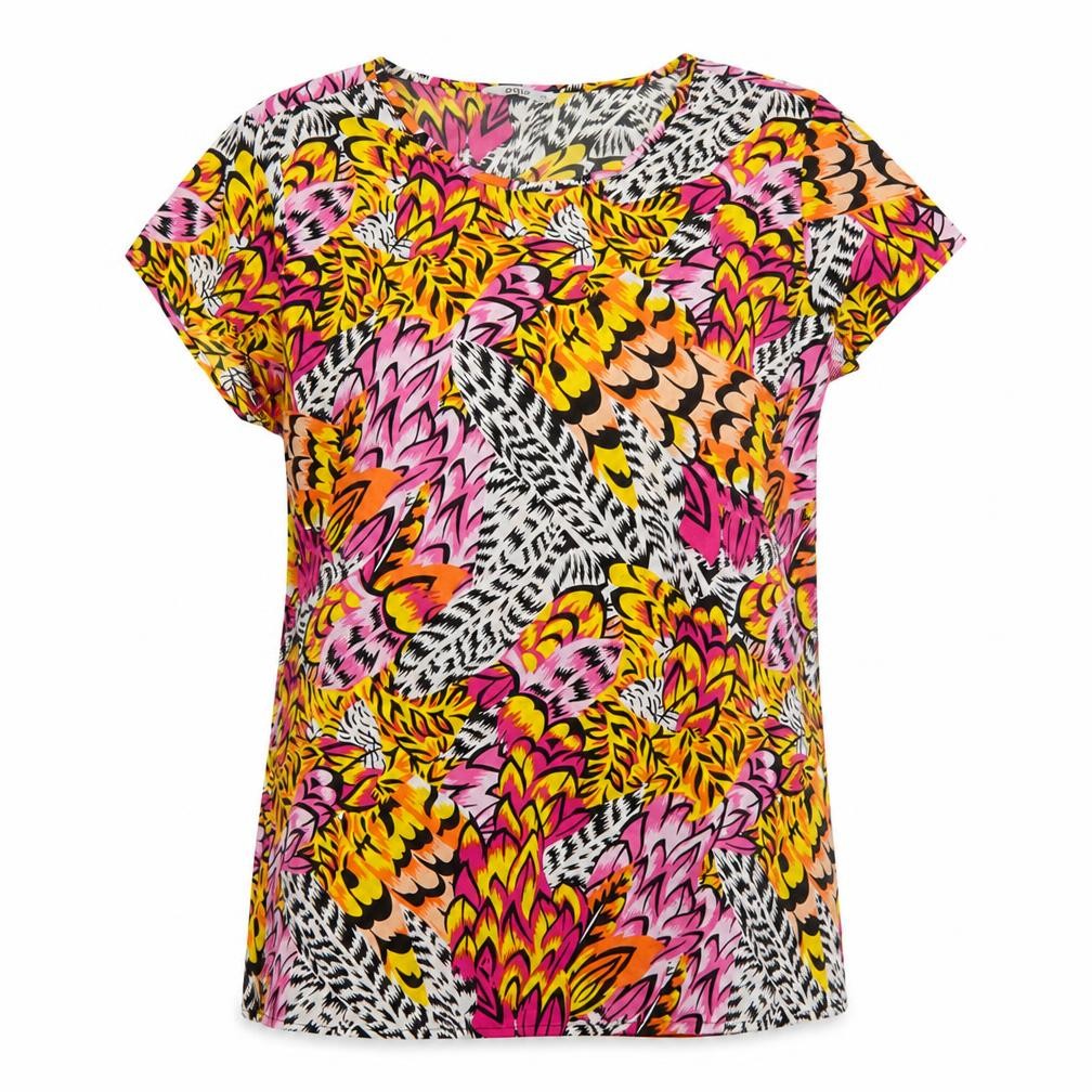Front view of Only Women's Multicoloured Floral T-Shirt, size 10