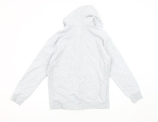 Marks and Spencer Girls Grey Hooded Jacket 11-12 Years