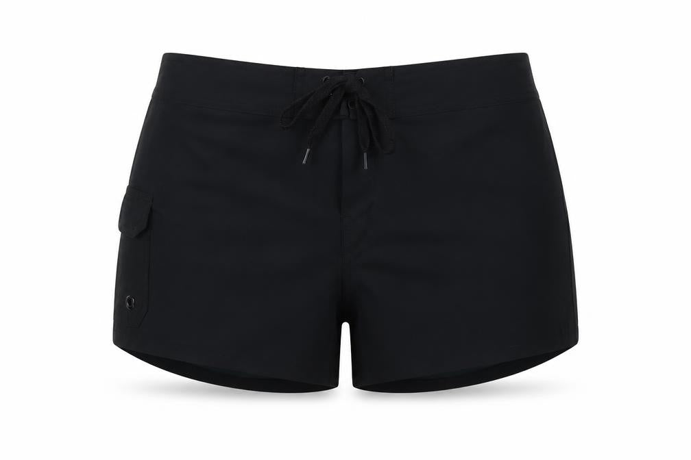 La Blanca Women's Black Casual Drawstring Shorts M