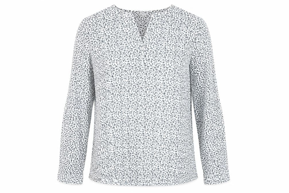 s.Oliver Women's Floral Blouse, Size 12, Long Sleeve