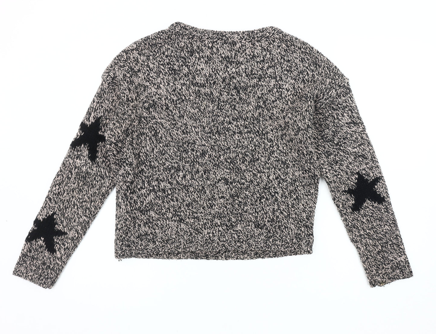 Miss Selfridge Women's Multicoloured Star Pullover Jumper Size 8