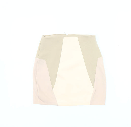 Topshop Women's Multicoloured Pencil Skirt - Size 8