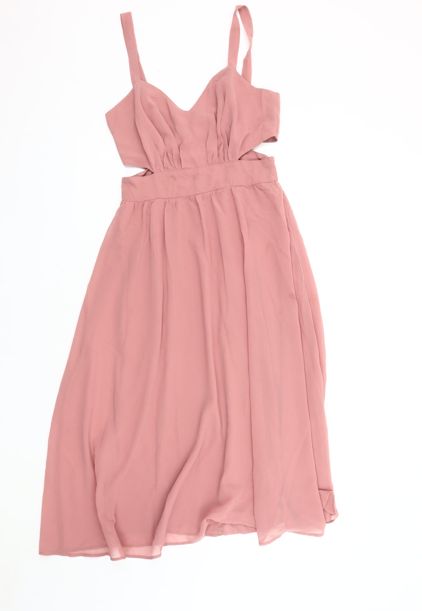 ASOS Women's Pink Sleeveless Dress UK 8