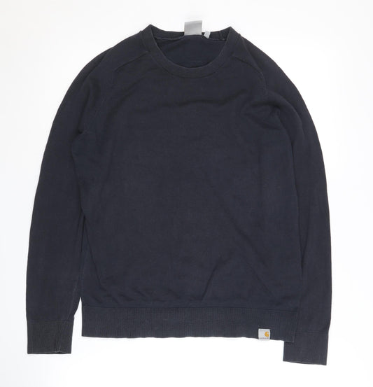Carhartt Men's Black Pullover Jumper Size S
