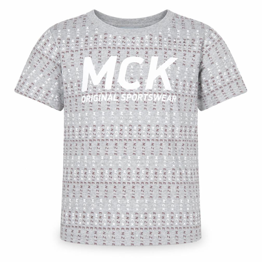 McKenzie Boys Grey Logo T-Shirt Size 4-5 Years