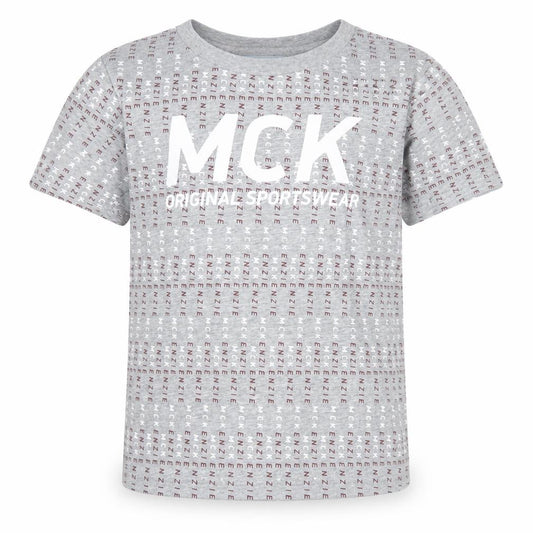 McKenzie Boys Grey Logo T-Shirt Size 4-5 Years