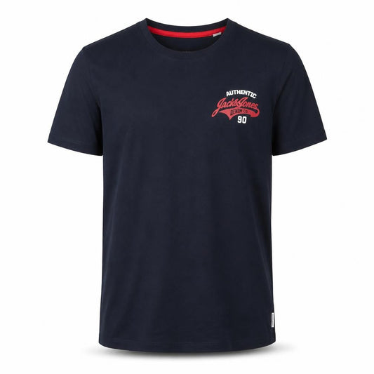 Mens UK Size M JACK & JONES Blue  Cotton T-Shirt