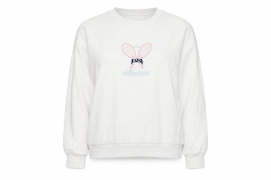 Womens UK 8 Regular ellesse White Pullover Sweatshirt