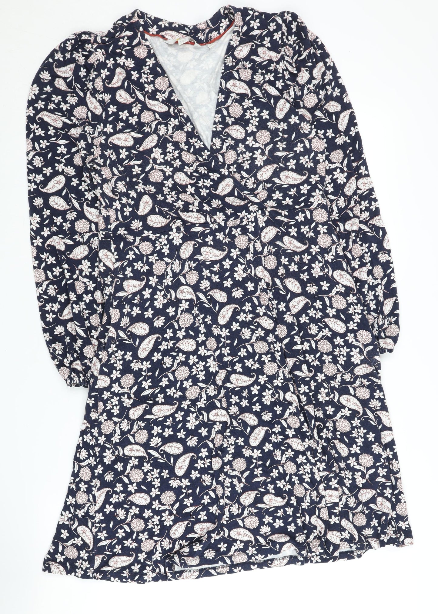 Boden Women's Blue Floral Dress Size 14
