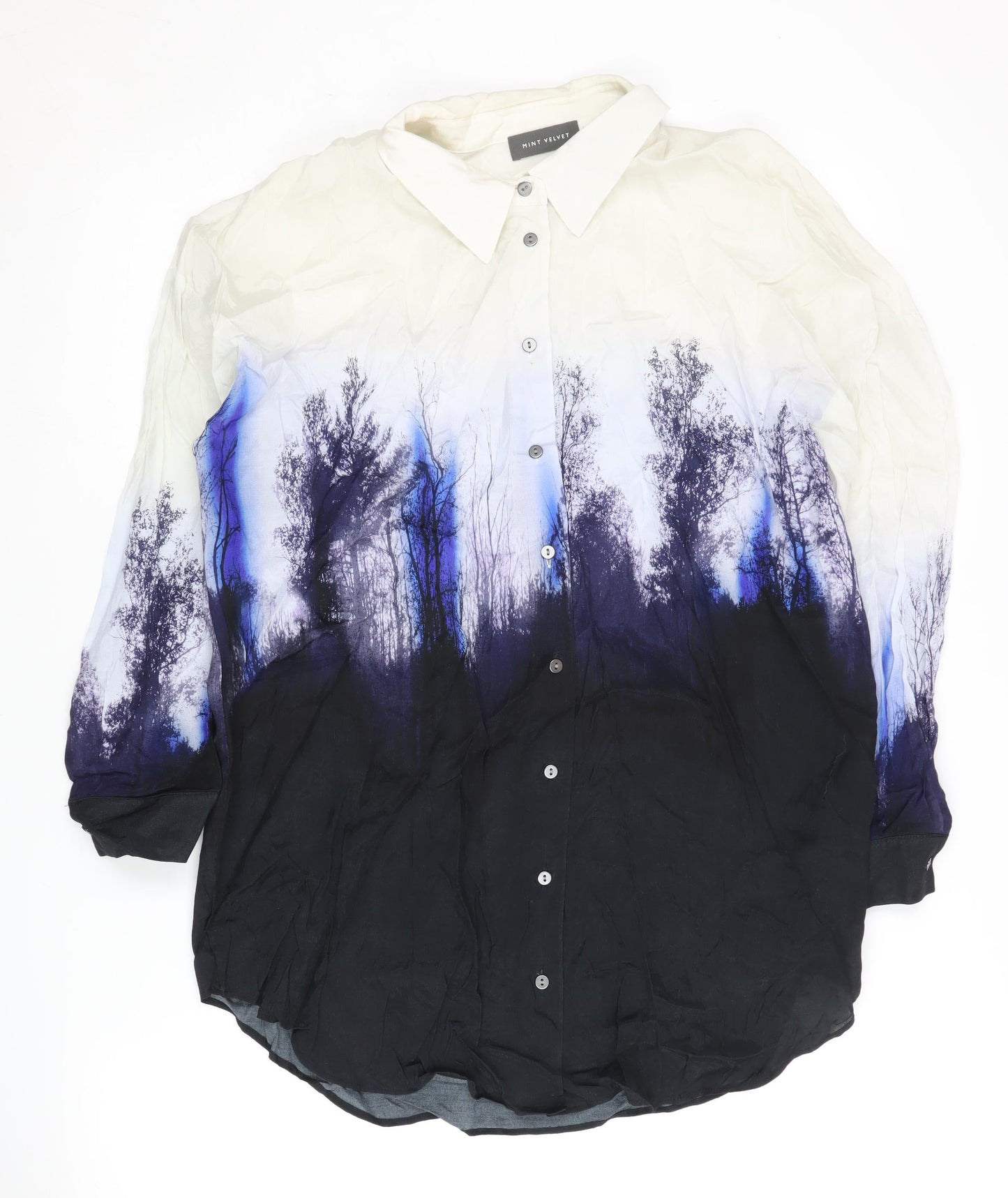 Mint Velvet Women's Multicoloured Button-Up Shirt